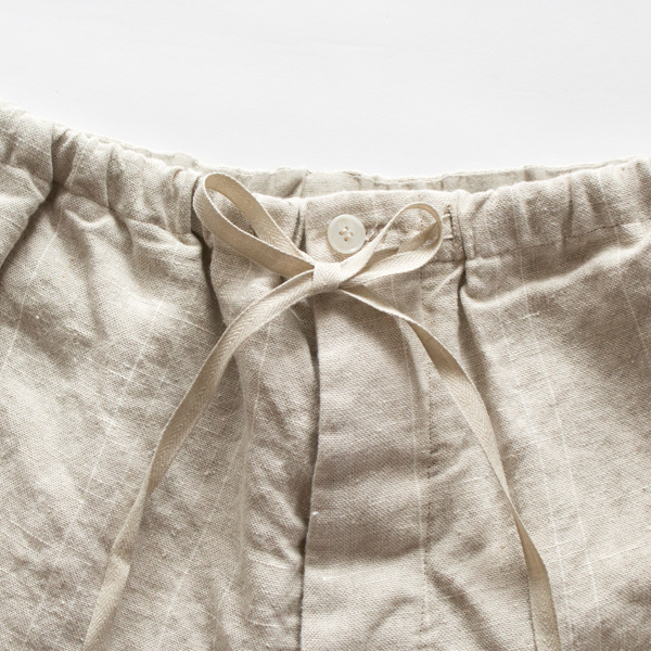 ゴムでリラックスした穿き心地(G.FLAX)