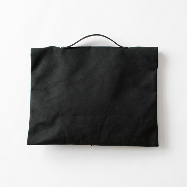 ブリーフケース CANVAS BRIEFCASE BLACK LEATHER SPECIAL(99S)