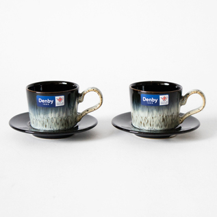 denby エスプレッソカップ&ソーサー 2客セット/Denby denby エスプレッソカップ&ソーサー 2客セット/Denby