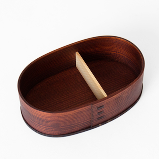 小判わっぱ弁当箱 ふき漆／大館工芸社（おおたてこうげいしゃ）｜愛着