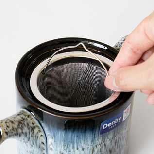 茶漉しには持ち手が付いているので便利 茶漉しには持ち手が付いているので便利