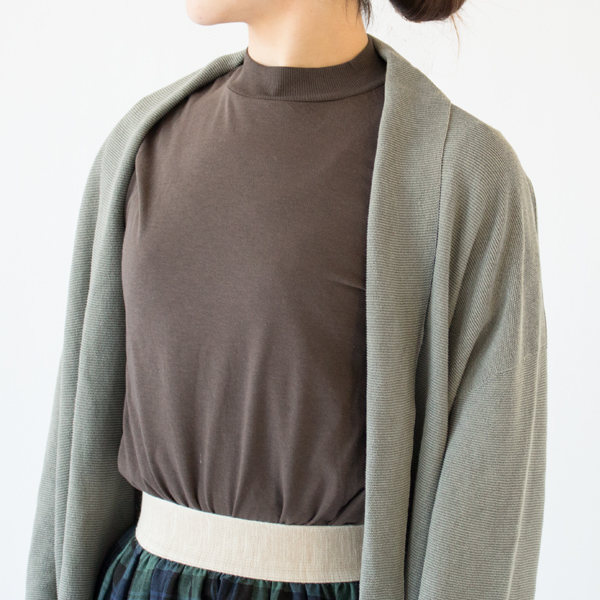 襟付きで上品に(硫化染ライトグレー) 襟付きで上品に(硫化染ライトグレー)