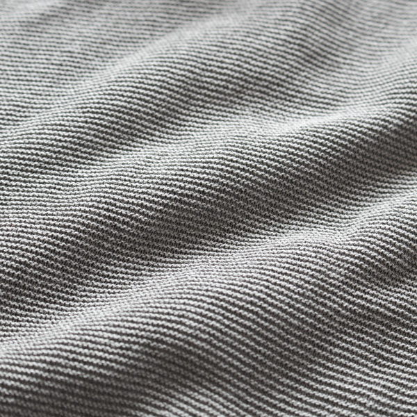 綿と和紙で作られた、さらりとした質感(硫化染ライトグレー) 綿と和紙で作られた、さらりとした質感(硫化染ライトグレー)