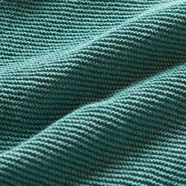 綿と和紙で作られた、さらりとした質感(硫化染ターキス) 綿と和紙で作られた、さらりとした質感(硫化染ターキス)