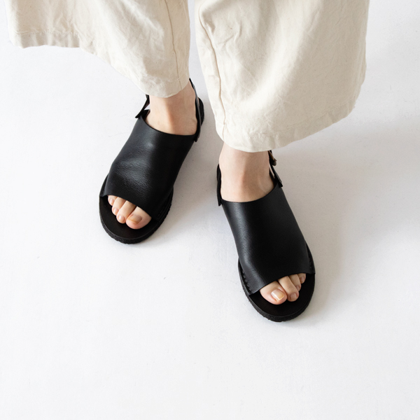 オープントゥサンダル SAN12 NERO