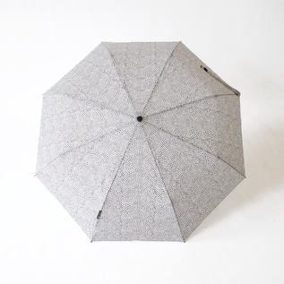 ワンタッチ折りたたみ傘 T.220 石畳(Gray)