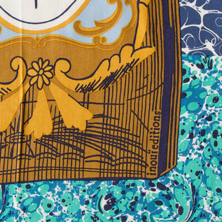 小さな花のモチーフも描かれていることから、フローラルノートの香水なのでしょう (TURQUOISE) 小さな花のモチーフも描かれていることから、フローラルノートの香水なのでしょう (TURQUOISE)