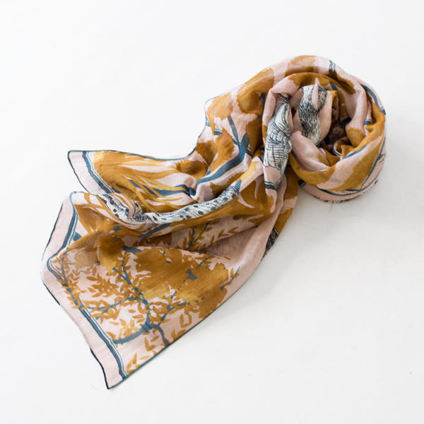 コットンシルクスカーフ PARADISO(NUDE) コットンシルクスカーフ PARADISO(NUDE)