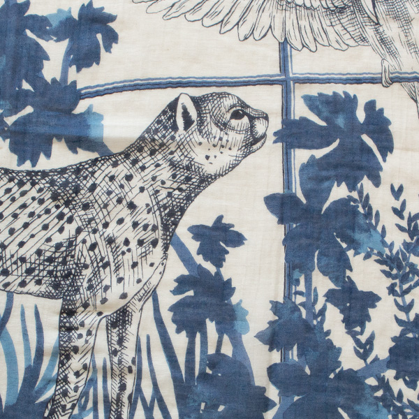 動物だけあえてペンで描いたようなタッチになっています(BEIGE) 動物だけあえてペンで描いたようなタッチになっています(BEIGE)