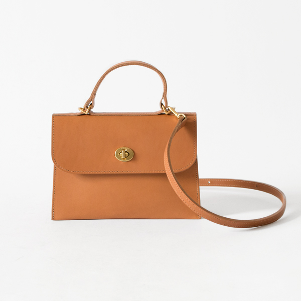 レザーバッグ MINI HEBE(BISCUIT)