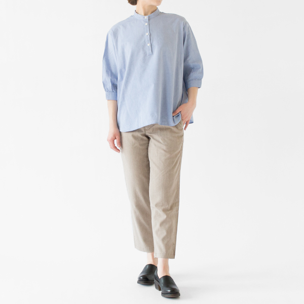 コーディネートに取り入れやすい程よい丈感(BLUE、モデル身長:162cm) コーディネートに取り入れやすい程よい丈感(BLUE、モデル身長:162cm)