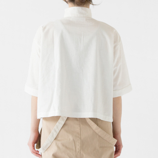 キャンバスSTAND COLLAR シャツ(WHITE) キャンバスSTAND COLLAR シャツ(WHITE)