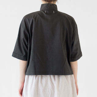 キャンバスSTAND COLLAR シャツ(BLACK) キャンバスSTAND COLLAR シャツ(BLACK)