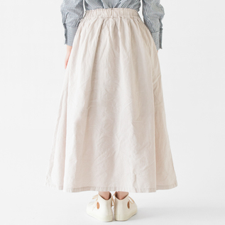 SPREAD コットンギャザースカート(BEIGE) SPREAD コットンギャザースカート(BEIGE)