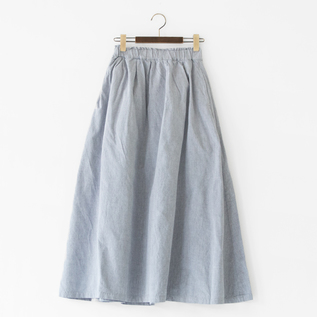 SPREAD コットンギャザースカート(NAVY) SPREAD コットンギャザースカート(NAVY)