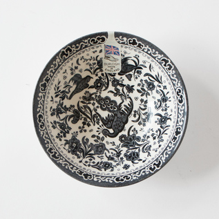 Barleigh 花柄ボウル 2個セット　ブラック　フェリシティ シリアルボウル 2枚セット／Burleigh（バーレイ）｜愛着を持って