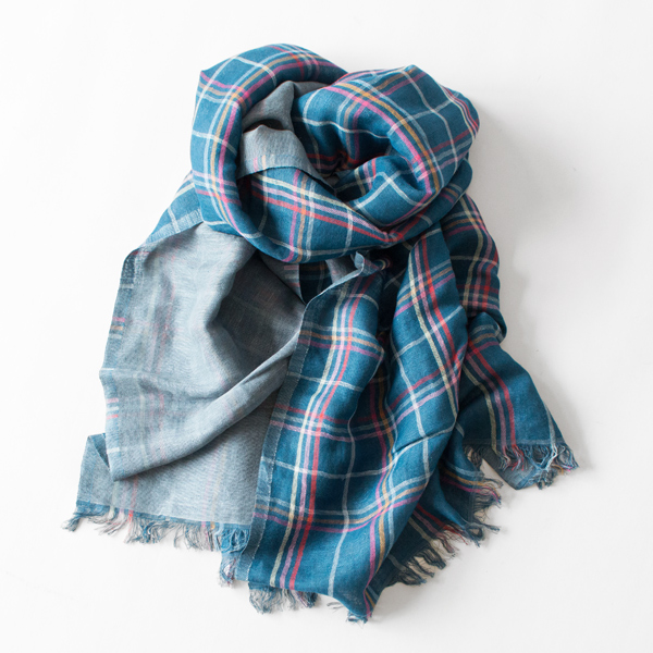 コットンリネンストール 3033LC(BLUE) コットンリネンストール 3033LC(BLUE)