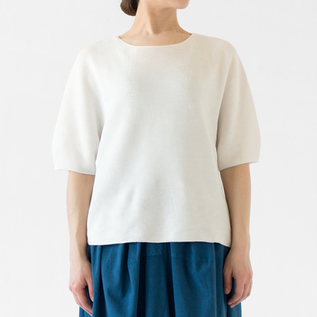 和紙×綿 バルーンスリーブニット ／FACTORY（ファクトリー）｜愛着を