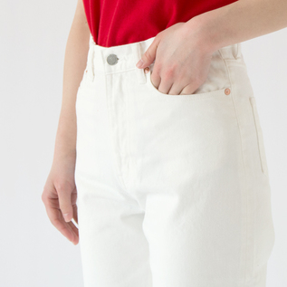 CTX-010L 12OZ STRAIGHT JEANS WHITE／SETTO / Shop ZUTTO for the