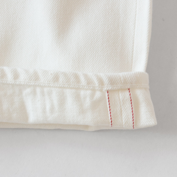 赤耳がワンポイントのセルヴィッチデニム 赤耳がワンポイントのセルヴィッチデニム