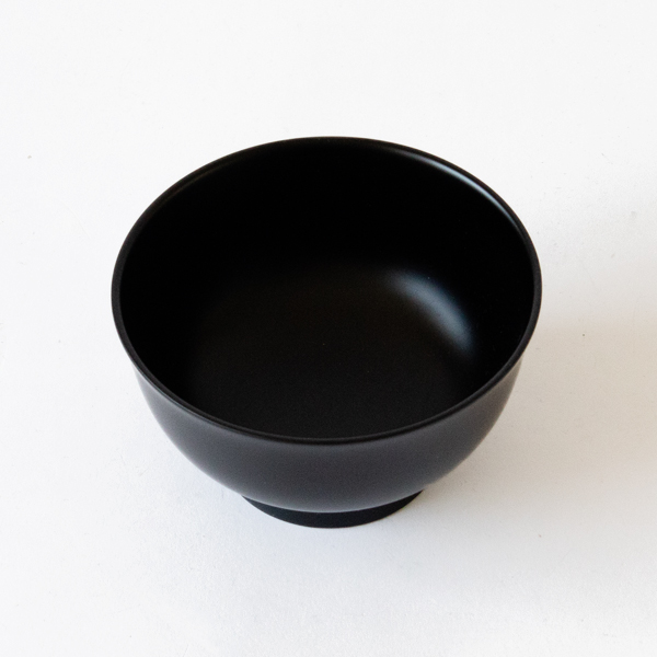 越前硬漆 朝倉椀(4寸 黒)