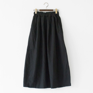 TRINA リネンギャザースカート(BLACK) TRINA リネンギャザースカート(BLACK)