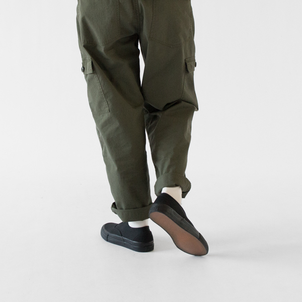 GRID DECK SLIPON VENTILE BLACK×BLACK