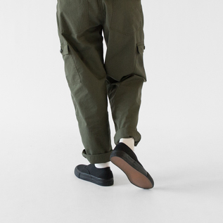 GRID DECK SLIPON VENTILE BLACK×BLACK