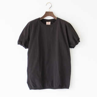 クルーネック ショートスリーブ Tシャツ BLACK クルーネック ショートスリーブ Tシャツ BLACK