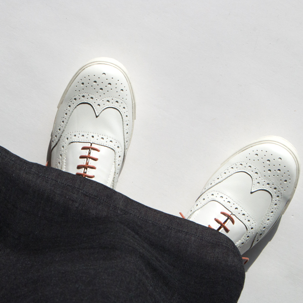 ローズ(ses amis ウイングチップ スニーカー WHITEとの組み合わせ例) ローズ(ses amis ウイングチップ スニーカー WHITEとの組み合わせ例)