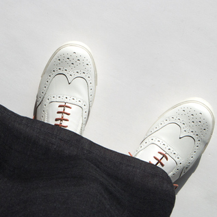 ローズ(ses amis ウイングチップ スニーカー WHITEとの組み合わせ例) ローズ(ses amis ウイングチップ スニーカー WHITEとの組み合わせ例)