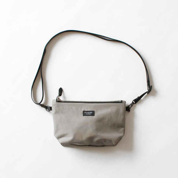ショルダーバッグ W ZIP SHOULDER S(GREY)