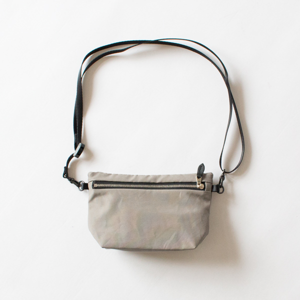 ショルダーバッグ W ZIP SHOULDER S(GREY)