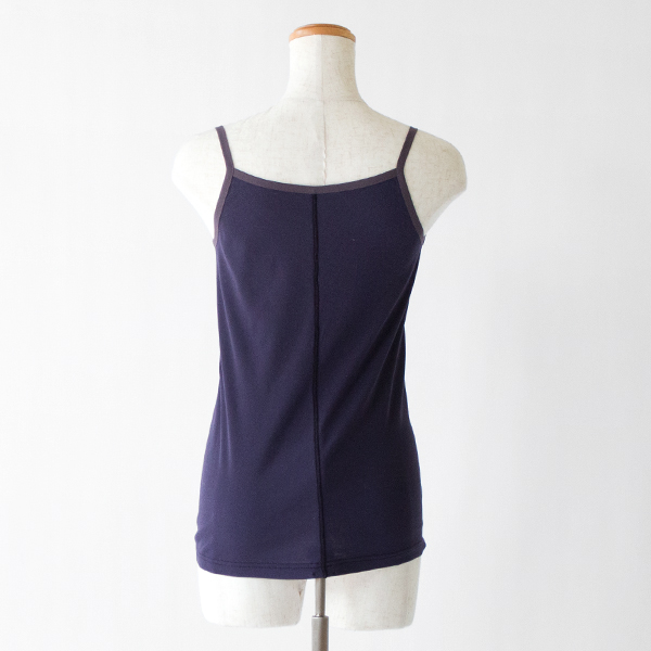 強撚コットンフライス キャミソール(PURPLE) 強撚コットンフライス キャミソール(PURPLE)