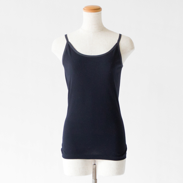 強撚コットンフライス キャミソール(NAVY) 強撚コットンフライス キャミソール(NAVY)