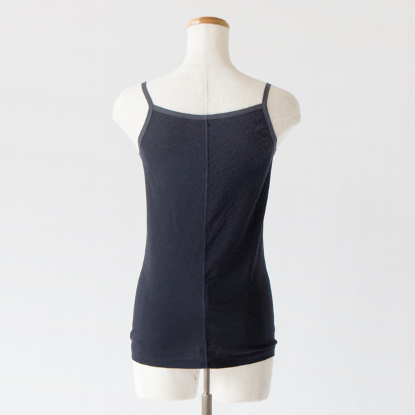 強撚コットンフライス キャミソール(NAVY) 強撚コットンフライス キャミソール(NAVY)