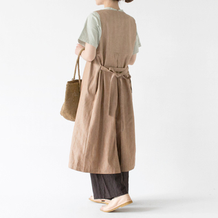 後ろでベルトを結べば愛らしく(BEIGE、身長162cm) 後ろでベルトを結べば愛らしく(BEIGE、身長162cm)