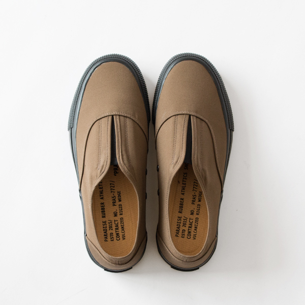 GRID DECK SLIPON VENTILE OLIVE×BLACK