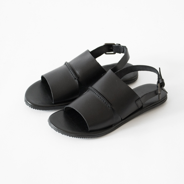 レザーサンダル W01610 NERO
