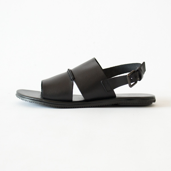 レザーサンダル W01610 NERO