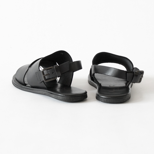 レザーサンダル W01610 NERO