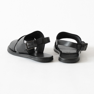レザーサンダル W01610 NERO レザーサンダル W01610 NERO