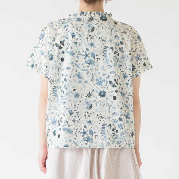 リバティネックリボンブラウス・身長162cm リバティネックリボンブラウス・身長162cm