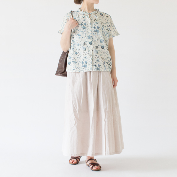 さらりとした肌触りが心地よく、涼しい着心地です(身長162cm) さらりとした肌触りが心地よく、涼しい着心地です(身長162cm)