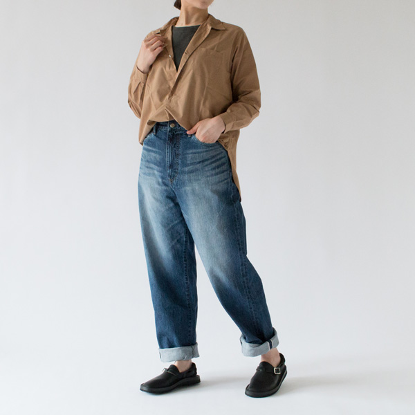 モデル身長：162cm（CAMEL XS）