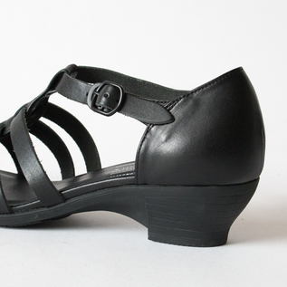 グルカヒールサンダル TR-021 BLACK／chausser（ショセ）｜愛着を持っ