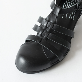 グルカヒールサンダル TR-021 BLACK／chausser（ショセ）｜愛着を持っ