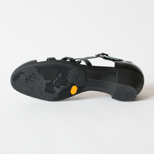 グルカヒールサンダル TR-021 BLACK／chausser（ショセ）｜愛着を持っ