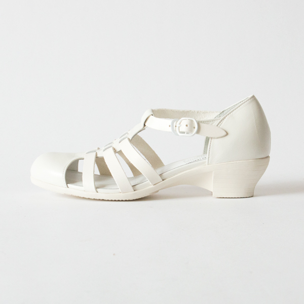 グルカヒールサンダル WHITE