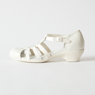 グルカヒールサンダル WHITE グルカヒールサンダル WHITE